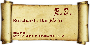 Reichardt Damján névjegykártya